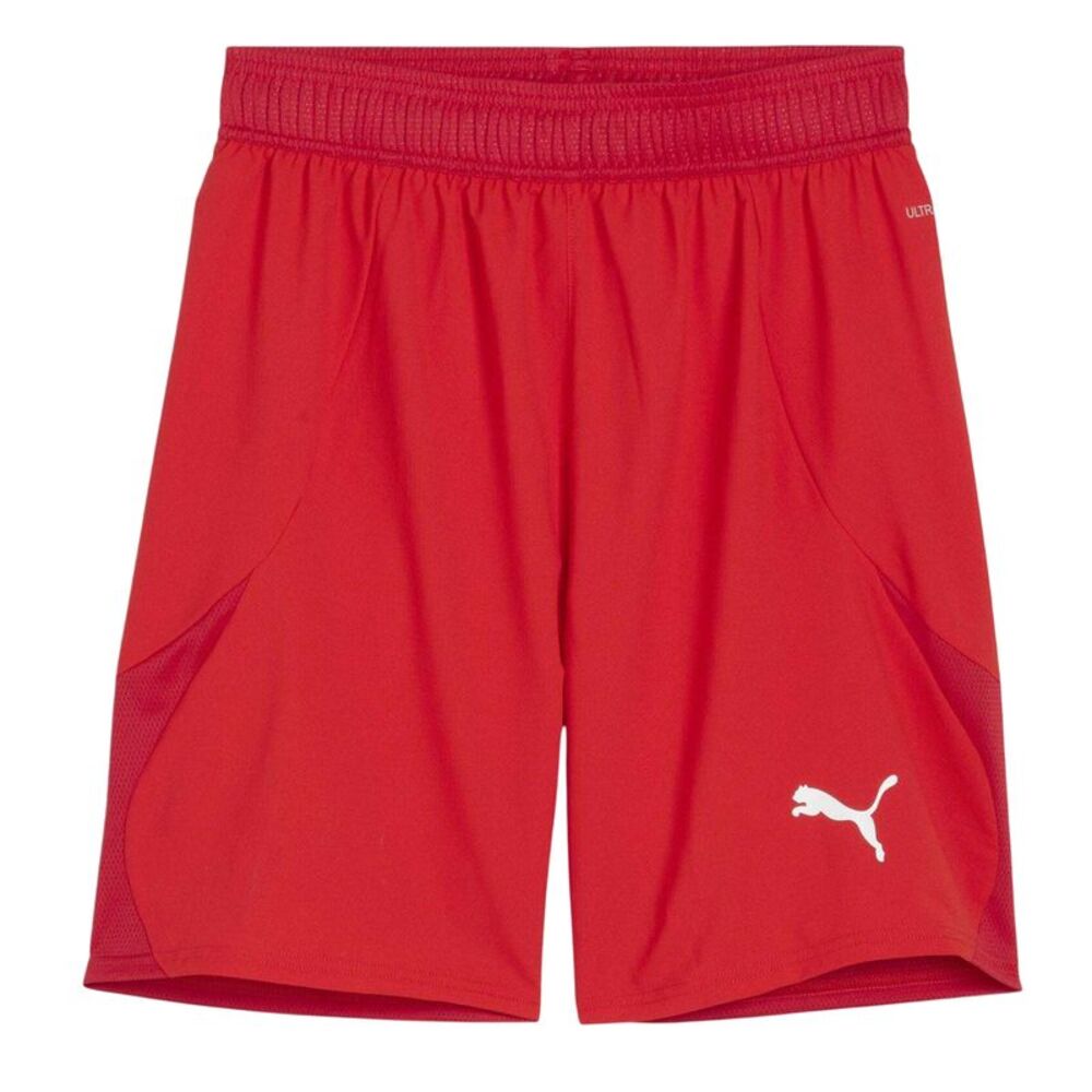 Puma Mens TeamFinal Football Shorts / Red/White